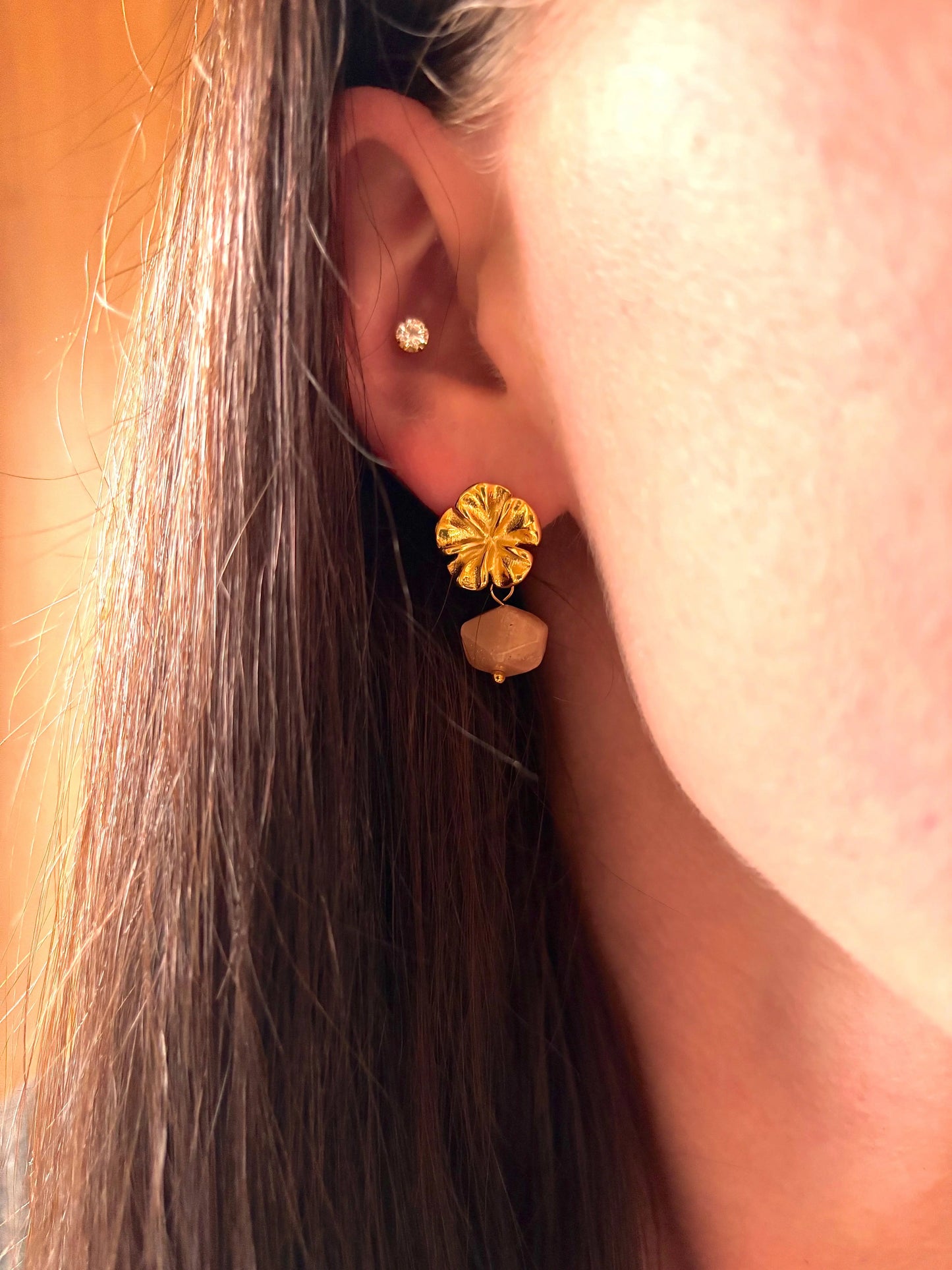 bijoux avec pierre naturelle