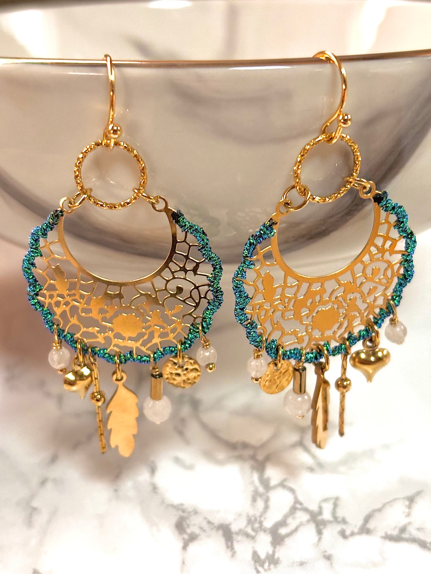 Boucles d’oreilles pendantes