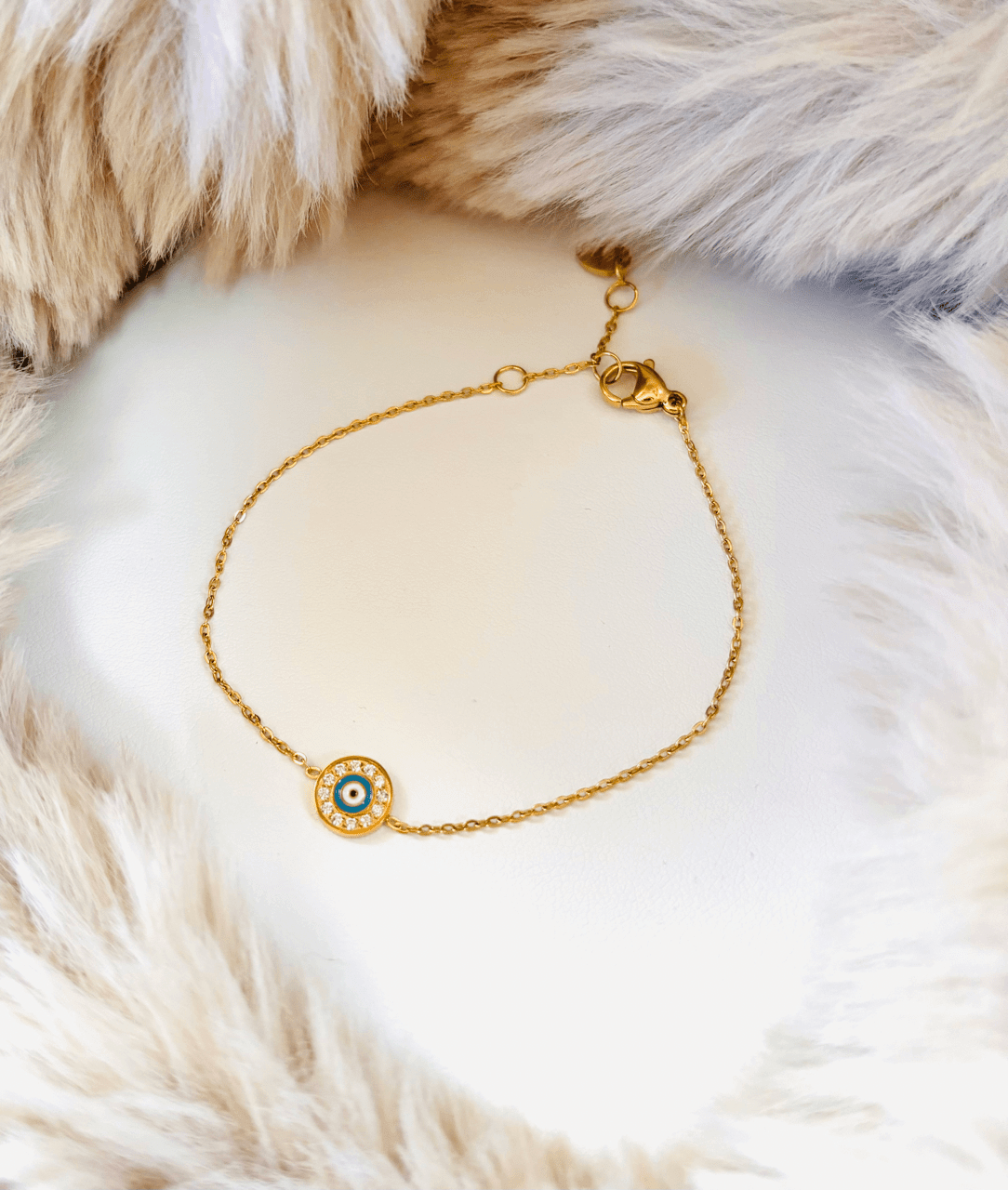 Bracelet chaîne fine en acier inoxydable
