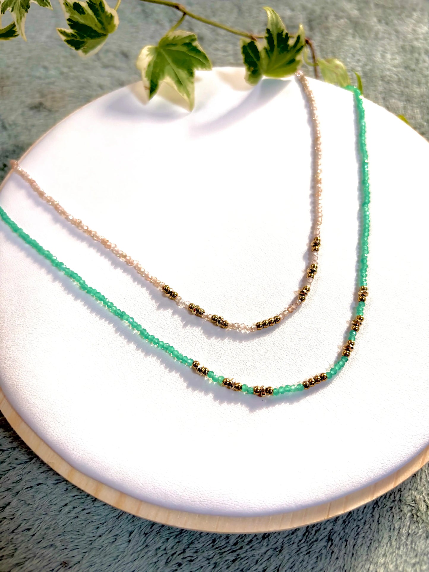 collier à perles tendance