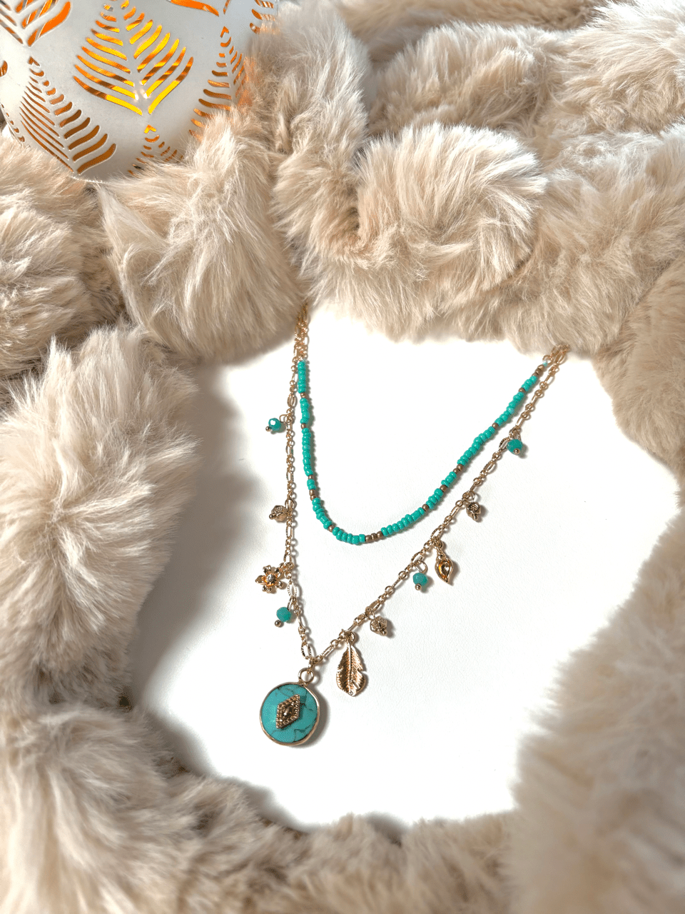 Collier multi-breloques