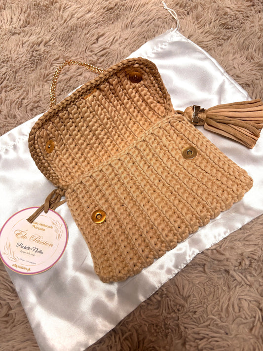 Pochette NOÉLIA bicolore - Création artisanale