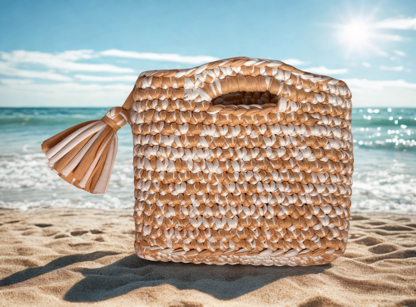 Sac crocheté à la main