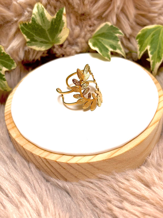 bague feuillage