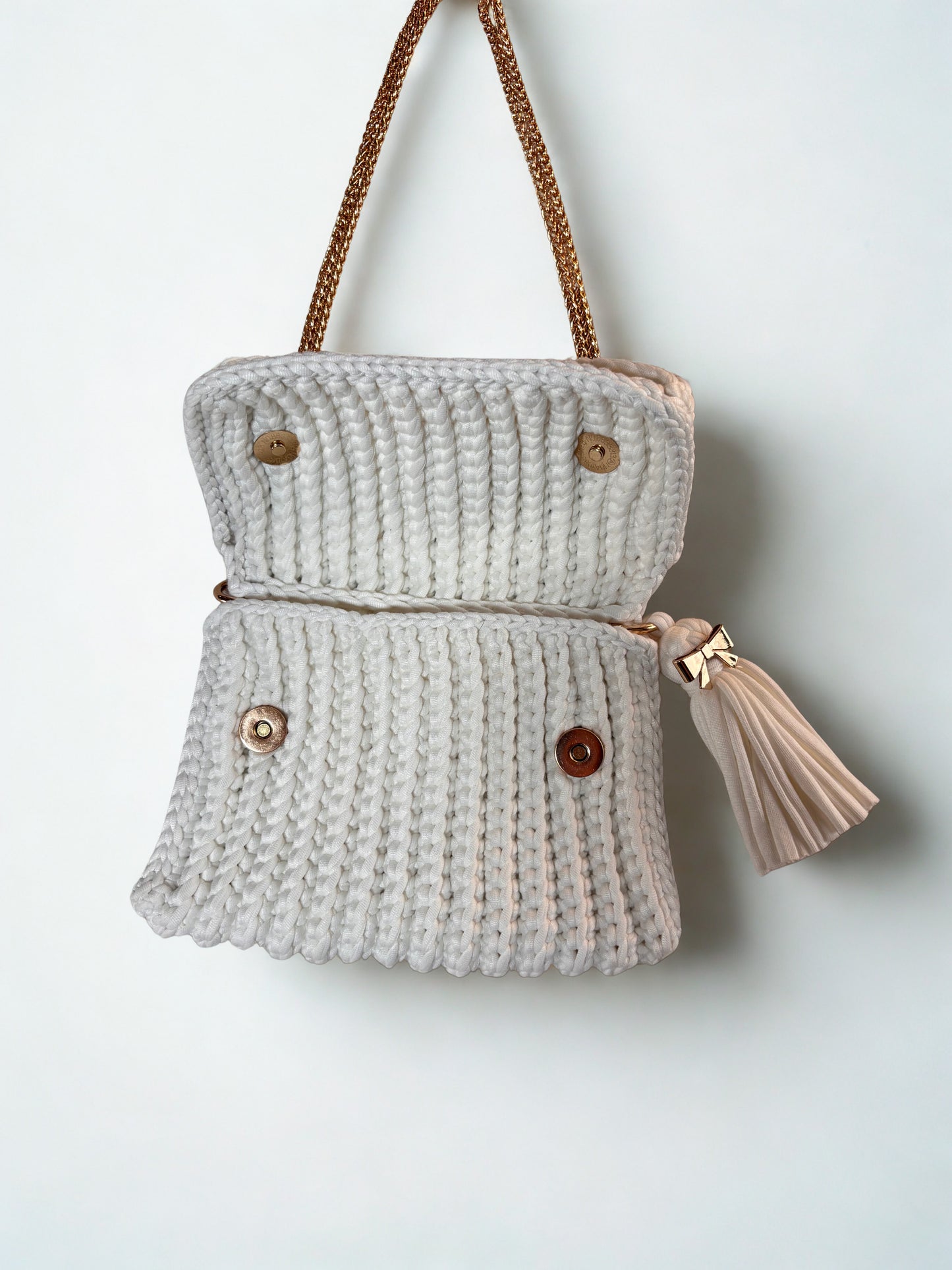 Pochette NOÉLIA - Mini Sac avec noeud papillon - Coloris BLANC