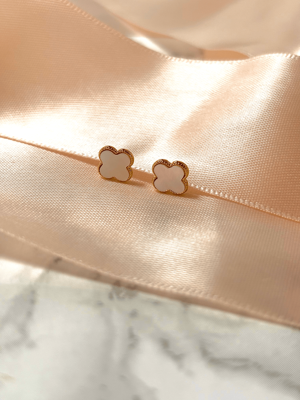 Boucles d’oreilles en acier inoxydable doré 