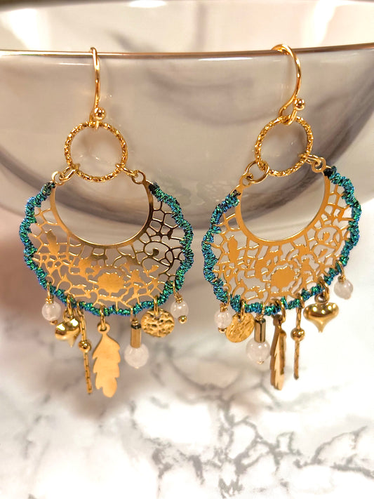 Boucles d’oreilles pendantes