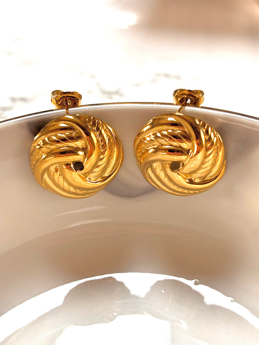 Boucles d’oreilles rondes