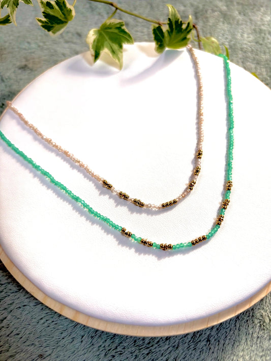 collier à perles tendance