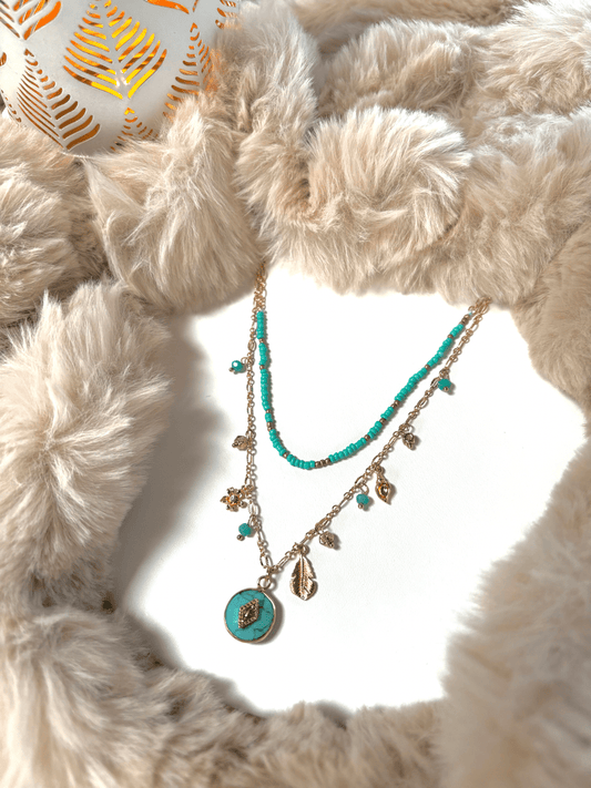 Collier multi-breloques