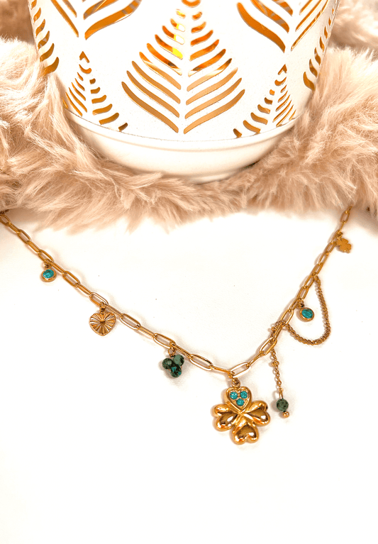 Collier multi-breloques