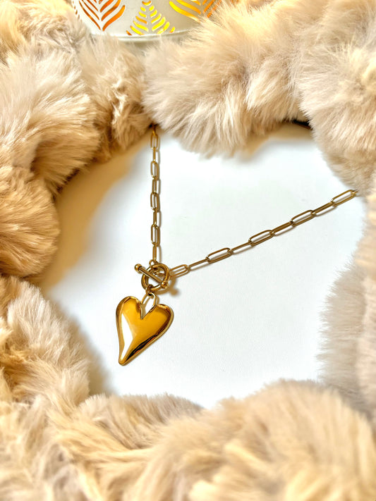 Collier à pendentif coeur