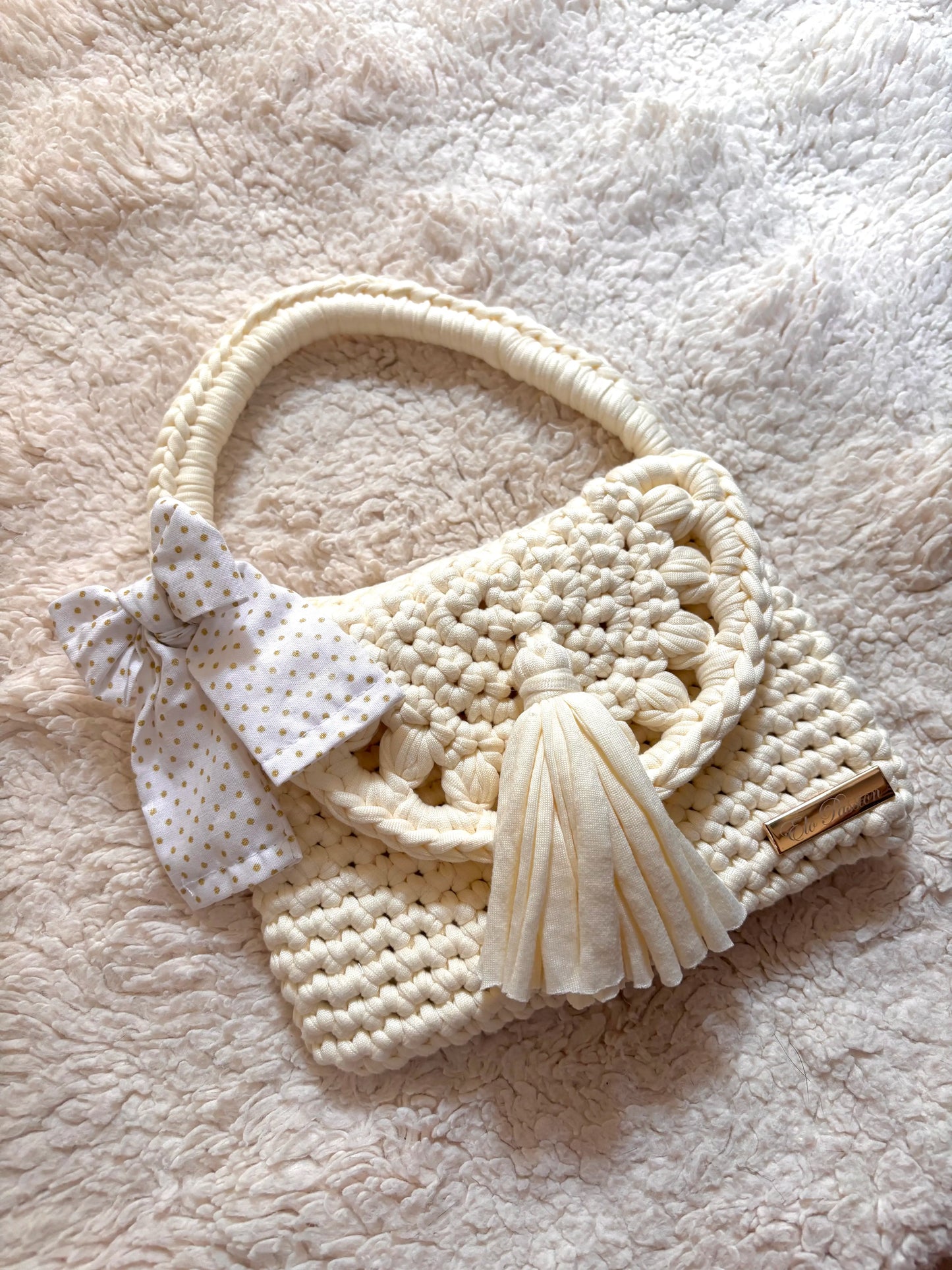 Petit sac au crochet fait main