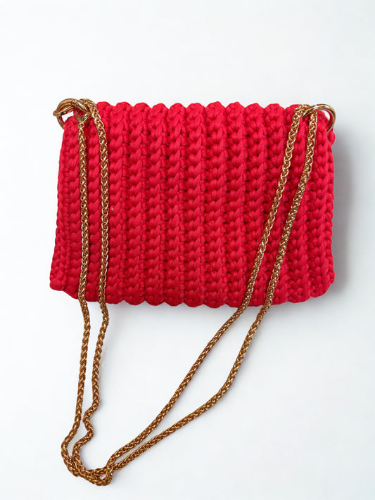 Pochette NOÉLIA fuchsia – Création artisanale